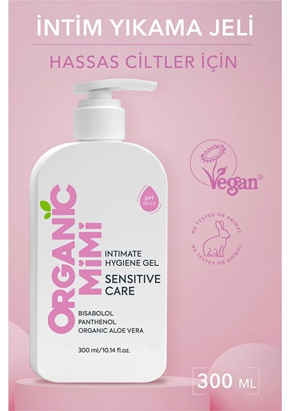 İntim Yıkama Jeli Hassas Bakım 300 ml – Genital Bölge Temizleyici, Kadın Hijyen
