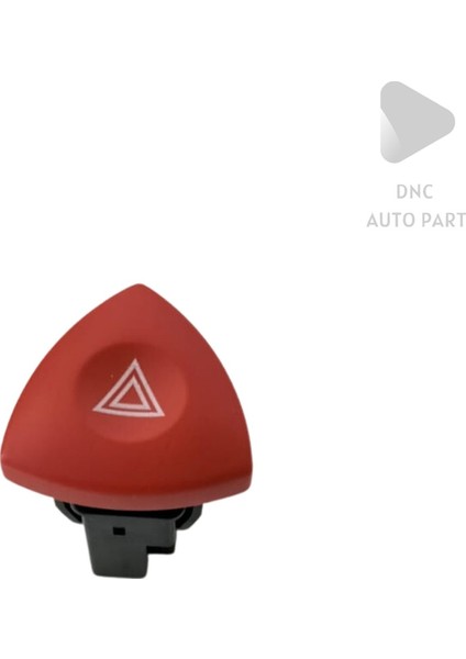 Renault Clio 2,trafic,master Için Dörtlü Flaşör Düğmesi - Kırmızı