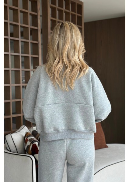 Gri Nora Eşofman Takımı - 8001 indirimleri