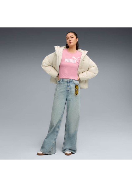 Ess No. 1 Logo Tee Pembe Kadın T-Shirt 682371-65 modelleri