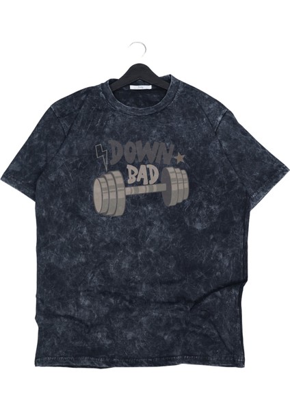 Unisex Ttpd Down Bad Sırt Baskılı Yıkamalı T-Shirt, Oversize Taylor Swift Gym Temalı Retro Tişört fiyatları