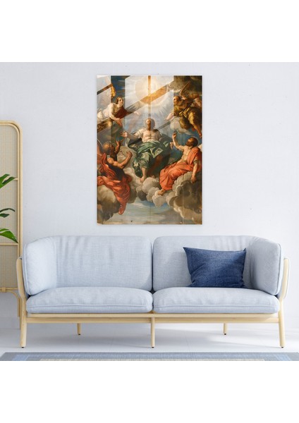 Uzaylı Cam Sanatı - Raffaello Sanzio Modern Sanat Cam Tablo modelleri