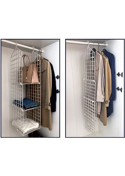 Beyaz Dolap Içi Düzenleyici Raf, 110X30X30 Cm, Şık ve Kullanışlı Organizatör modelleri