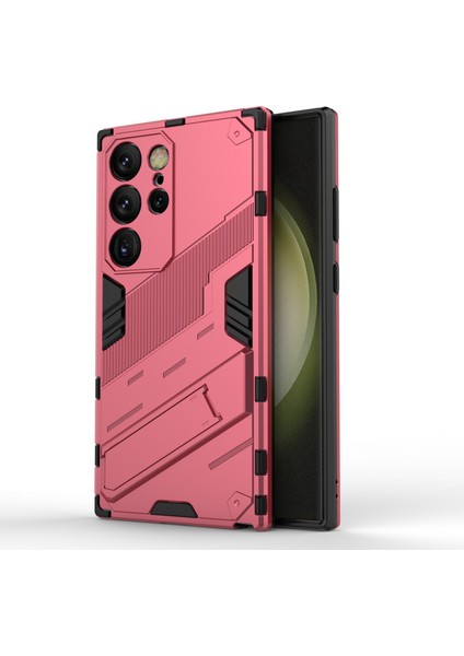 Samsung Galaxy S24 Ultra Kılıf Kickstand Düşmeye Karşı Telefon Kılıfı-Gül (Yurt Dışından)