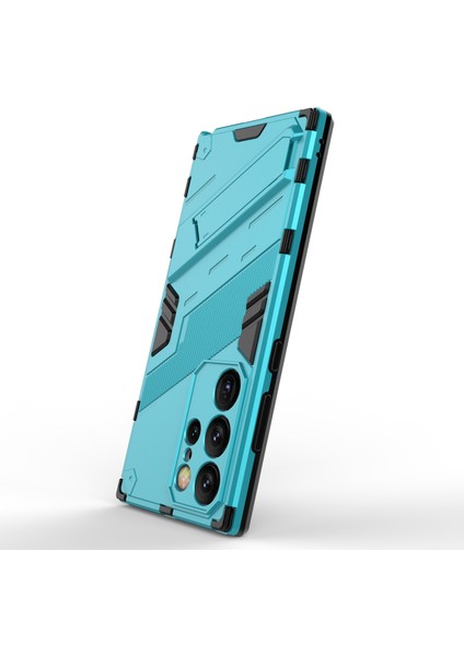 Samsung Galaxy S24 Ultra Kılıf Kickstand Düşmeye Karşı Telefon Kılıfı-Bebek Mavisi (Yurt Dışından) modelleri