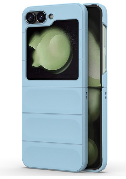 Samsung Galaxy Z Flip6 5g Kılıf Sağlam Arka Sert Pc Telefon Kılıfı-Bebek Mavisi (Yurt Dışından) fiyatları