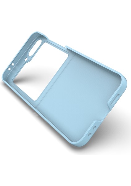 Samsung Galaxy Z Flip6 5g Kılıf Sağlam Arka Sert Pc Telefon Kılıfı-Bebek Mavisi (Yurt Dışından) modelleri