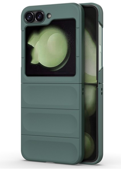 Samsung Galaxy Z Flip6 5g Kılıf Sağlam Arka Sert Pc Telefon Kılıfı-Yeşil (Yurt Dışından) fiyatları