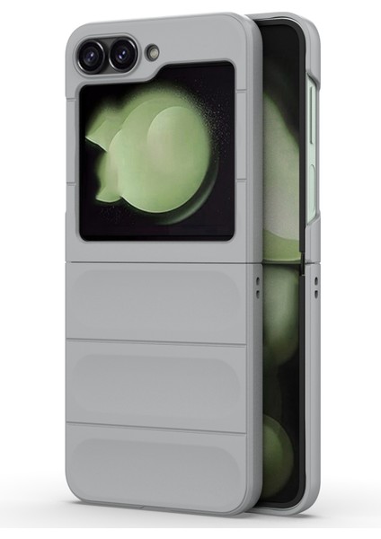 Samsung Galaxy Z Flip6 5g Kılıf Sağlam Arka Sert Pc Telefon Kılıfı-Açık Gri (Yurt Dışından) fiyatları