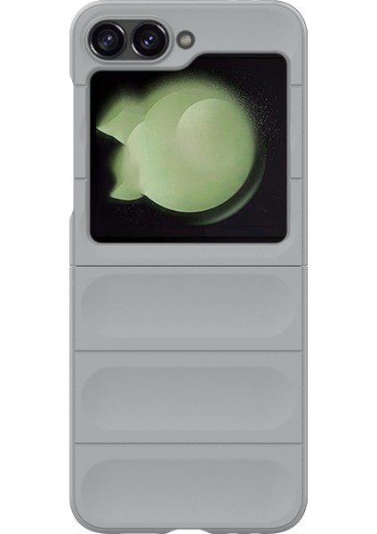 Samsung Galaxy Z Flip6 5g Kılıf Sağlam Arka Sert Pc Telefon Kılıfı-Açık Gri (Yurt Dışından) modelleri