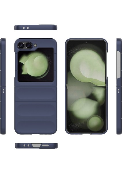 Samsung Galaxy Z Flip6 5g Kılıf Sağlam Arka Sert Pc Telefon Kılıfı-Koyu Mavi (Yurt Dışından) indirimleri