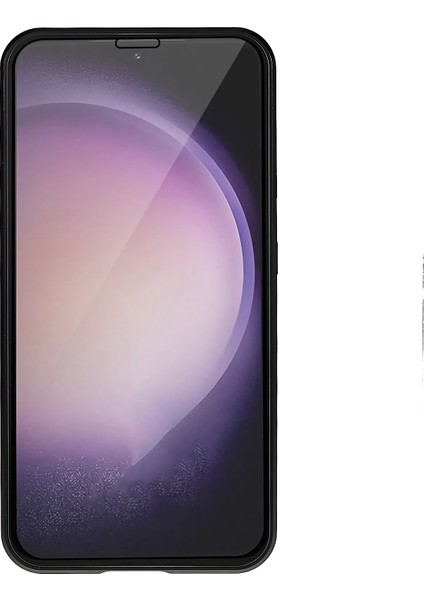 Samsung Galaxy S23+ Için Manyetik Çift Taraflı Temperli Cam Telefon Kılıfı, Metal Çerçeve Tam Gövde Şeffaf Telefon Kılıfı-Siyah (Yurt Dışından) fiyatları