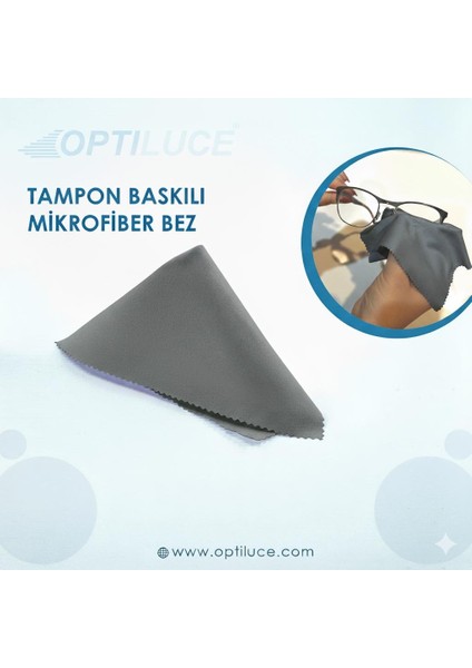 Mikrofiber Gözlük Temizleme Bezi 15X18 5 Adet