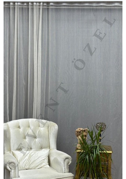 Yeni Nesil Pratik Çizgili Tül Perde 300X255