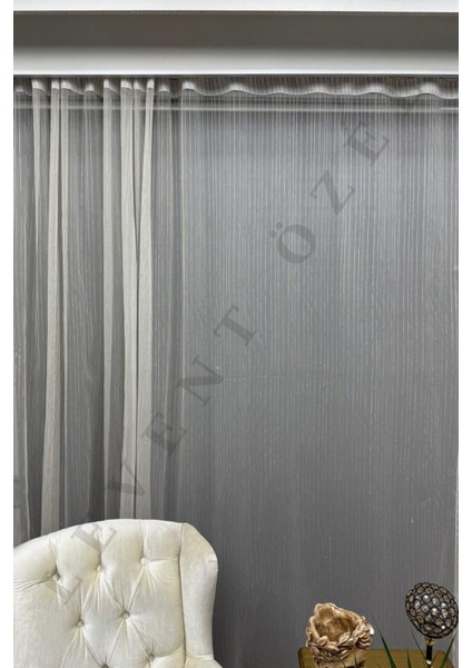 Yeni Nesil Pratik Çizgili Tül Perde 300X255 fiyatları
