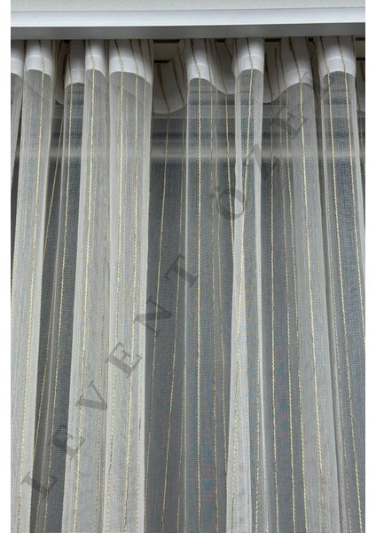Yeni Nesil Pratik Çizgili Tül Perde 300X255 fırsatları