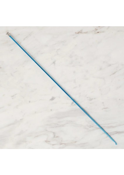 4,0mm Renkli Metal Gagalı Örgü Şiş (Tunus Tığ) 25CM