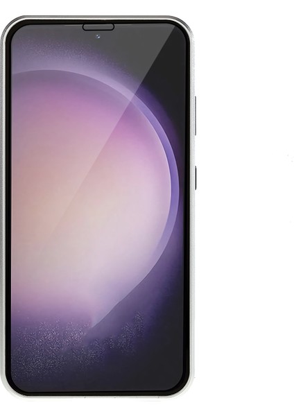 Samsung Galaxy S23+ Için Manyetik Çift Taraflı Temperli Cam Telefon Kılıfı, Metal Çerçeve Tam Gövde Şeffaf Telefon Kılıfı-Gümüş (Yurt Dışından) modelleri