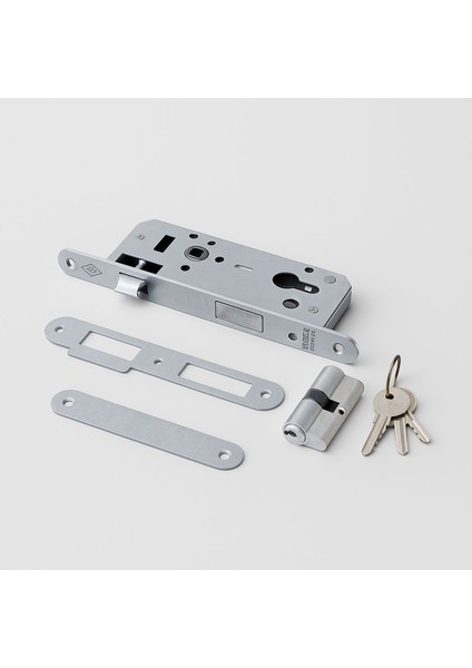 Dış Kapı ve Oda Kapısı Yale Barelli Silindirli Kapı Kolu 45X85 mm 3 Anahtarlı Dayanıklı Metal Kilit