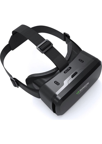 G06A Sanal Gerçeklik Gözlüğü – Android/iOS Uyumlu, 720° Panoramik Görünüm, Ayarlanabilir Kafa Bandı ve Dayanıklı Lensler