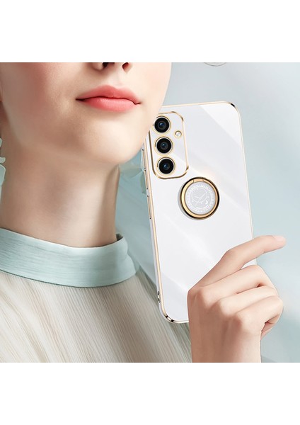 Xınlı Samsung Galaxy A15 4G/A15 5g Kılıf Yumuşak Tpu Elektrokaplamalı Ayak Koruyucu Kılıf-Mavi (Yurt Dışından) modelleri