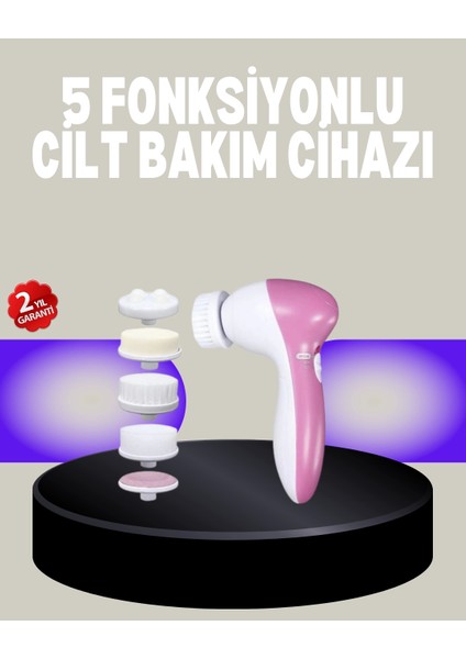 Fırçalı Yüz Temizleme ve Spa Masaj Cihazı