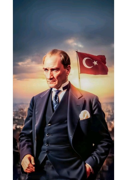 Atatürk Portre Xxıx Ev Duvar Salon Güzellik Salonu Ofis Dükkan Dekarasyon Kanvas Tablo fiyatları