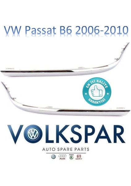 Vw Passat B6 Arka Tampon Nikelaji 2006-2010 3C5807459A 3C5807460A 324638693 - Nikelaj Yönü / Sag ve Sol Takim Istiyorum indirimleri
