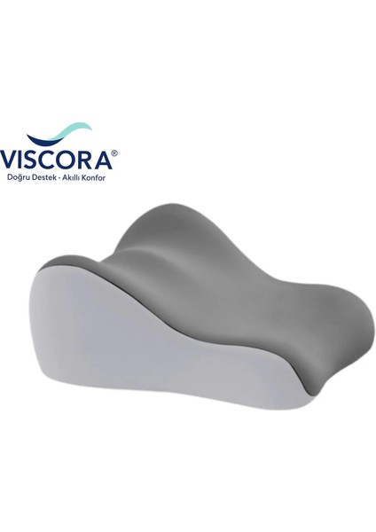 Vıscora® Bacak Arası Yastık – Ortopedik Yan Yatış, Kalça ve Diz Destek Minderin