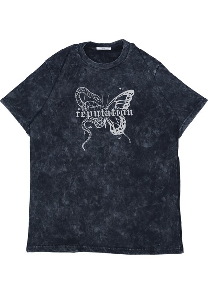 Unisex Reputation Albüm Sırt Baskılı Yıkamalı T-Shirt, Oversize Taylor Swift Temalı Vintage Tişört fiyatları