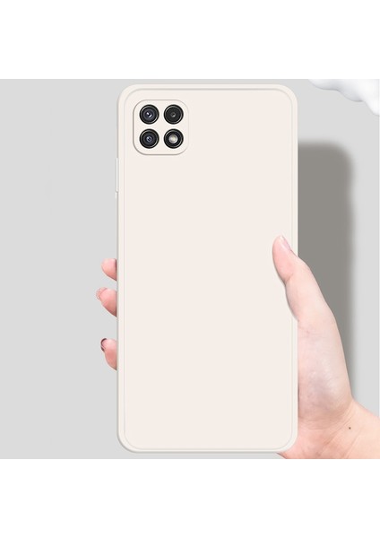 Samsung Galaxy A22 5g (Ab Sürümü) Için Cep Telefonu Arka Kapağı, Mikrofiber Astarlı Düşme Önleyici Düz Kenarlı Ka Tpu Telefon Kılıfı-Camgöbeği (Yurt Dışından) indirimleri