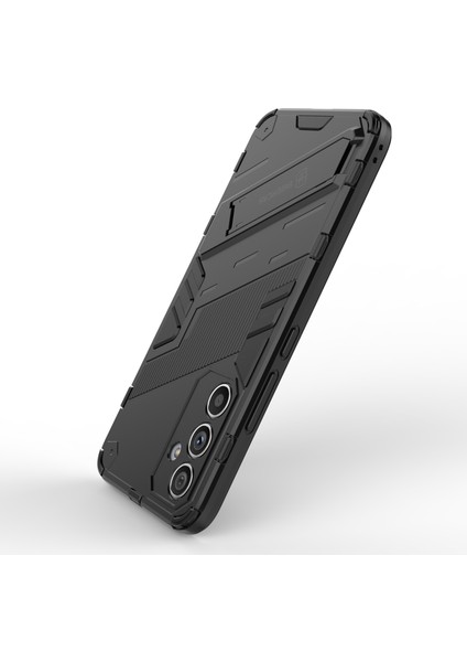Samsung Galaxy A54 5g Için Çizilmez Telefon Kılıfı, Düşmeye Karşı Dayanıklı Sert Pc Yumuşak Tpu Hibrit Telefon Kılıfı Ayaklık-Siyah (Yurt Dışından) modelleri