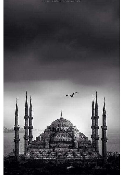 Camii Manzarası Huzur I Ev Duvar Salon Güzellik Salonu Ofis Dükkan Dekarasyon Kanvas Tablo fiyatları