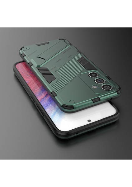 Samsung Galaxy A54 5g Için Çizilmez Telefon Kılıfı, Düşmeye Karşı Sert Pc Yumuşak Tpu Hibrit Telefon Kılıfı Ayaklık-Yeşil (Yurt Dışından) indirimleri