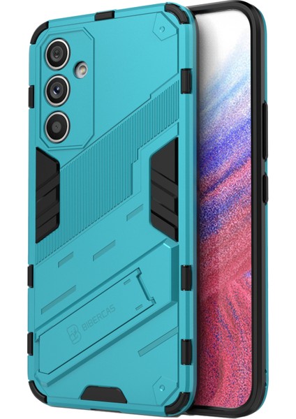 Samsung Galaxy A54 5g Için Çizilmez Telefon Kılıfı, Düşmeye Karşı Dayanıklı Sert Pc Yumuşak Tpu Hibrit Telefon Kılıfı Ayaklık-Bebek Mavisi (Yurt Dışından)