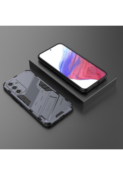 Samsung Galaxy A54 5g Için Çizilmeye Karşı Dayanıklı Telefon Kılıfı, Düşmeye Karşı Dayanıklı Sert Pc Yumuşak Tpu Hibrit Telefon Kılıfı Ayaklık-Gri (Yurt Dışından) fırsatları