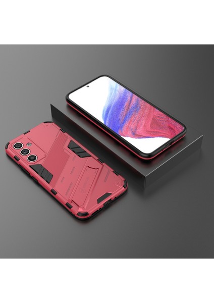 Samsung Galaxy A54 5g Için Çizilmez Telefon Kılıfı, Düşmeye Karşı Sert Pc Yumuşak Tpu Hibrit Telefon Kılıfı Kickstand-Gül (Yurt Dışından) fırsatları