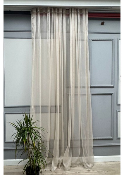 Yeni Nesil Pratik Düz Tül Perde 300X255