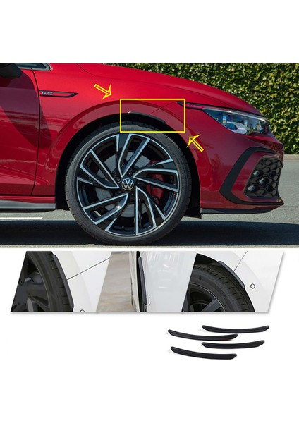 Tofaş Serçe 124 1983-1994 Çamurluk Çıtası 4 Prç Mat Siyah Zarif Dodik