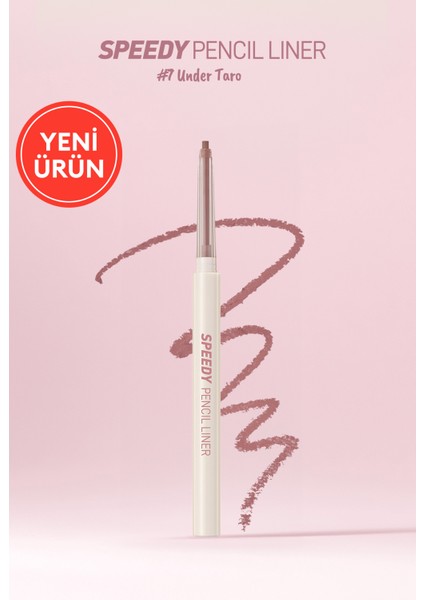 Suya Dayanıklı, Kolay Kullanım Sunan Göz Kalemi Perıpera Speedy Pencil Liner (7 Under Taro)