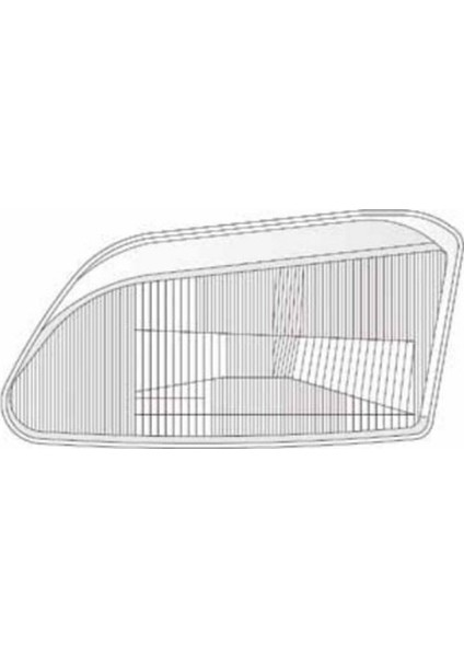 Renault Megane 1 Ön Sağ Far Aydınlatma Camı 1996 1999