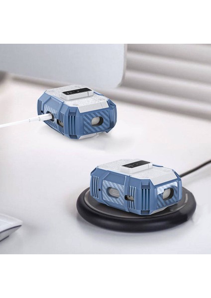 Airpods Pro Uyumlu Ecrz Airbag 35 Darbelere Karşı Dayanıklı Düğmeli Kılıf-Yeşil modelleri