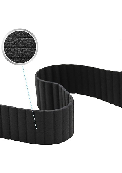 Watch Ultra 49MM Kordon Uyumlu Krd-09 Deri Lop Strap Kayış Ecrz - Kırmızı modelleri