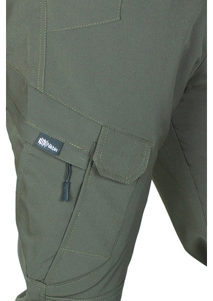 Taktik Outdoor Pantolon Kargo Cep Likrali (YAZLIK)-hakiyeşil
