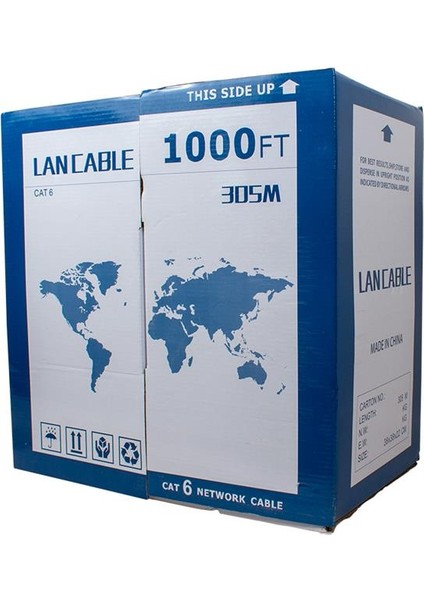 Powermaster 23 Awg 0.57 305 Metre Cat6 Kablo