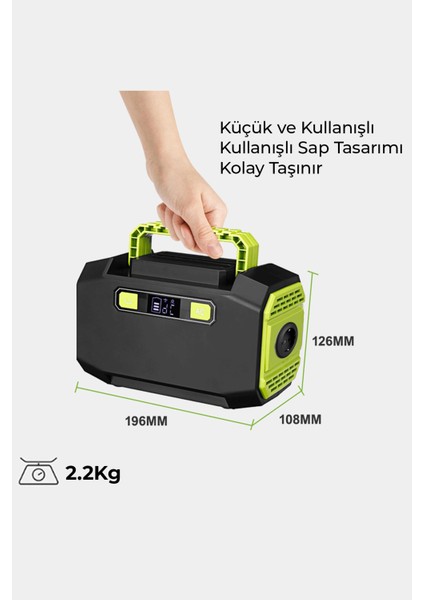 200 W Taşınabilir Güç Istasyonu Güç Kaynağı fırsatları