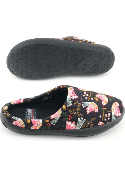 Kadın Kışlık Pu Rahat Taban Desenli Ev Bahçe Gondol Terlik indirimleri