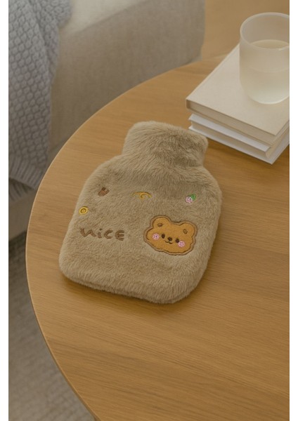 Sevimli Küçük Hayvanlar Sıcak Su Torbaları 800ML Kahve