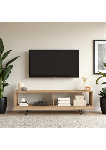 Tv Ünitesi Sehpası Metal Ayaklı 160CM Sepet modelleri