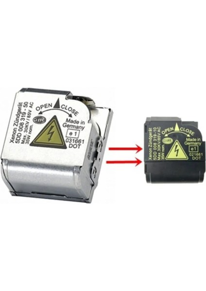 Hella 5DD008318-50 Exnon Far Soketi Exnon D2S D2R Ateşleyici Tetikleyici Damper Ampul Soketi Audi Mercedes Skoda Bmw Renault Ford